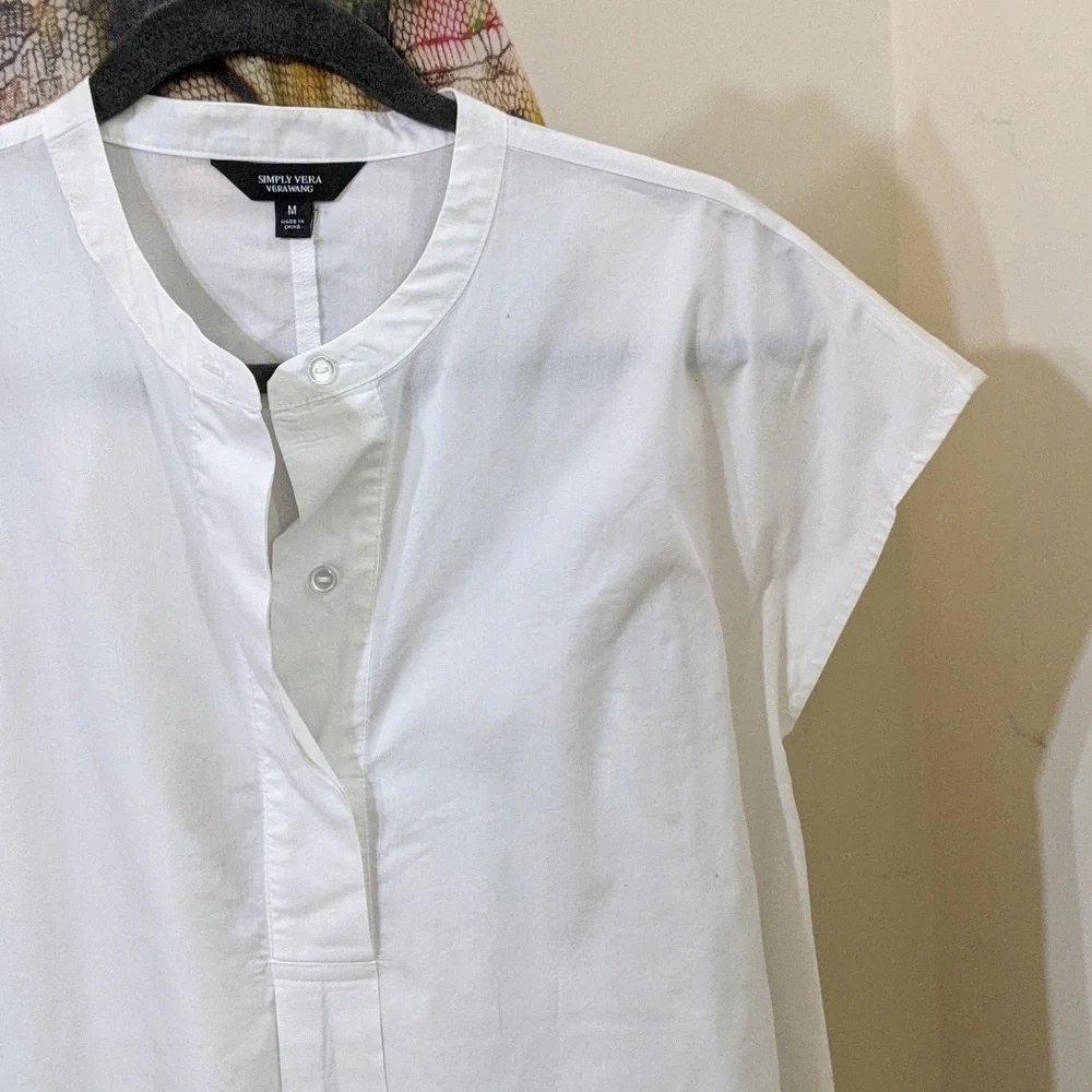 Tunic Summer Short-Sleeve Simply Vera Vera Wang Dress